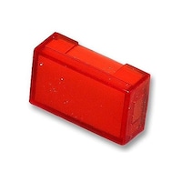 SCHWEITZER LENS RECTANGULAR CLEAR RED 08540582