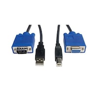 TRIPPLITE Connector Type A:HD15 Plug / USB A Plug P758006