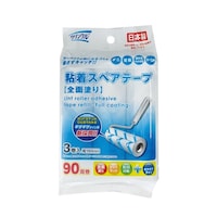 ライフ堂 クリンクル粘着スペアテープ全面塗り 153398 1パック(3巻入)