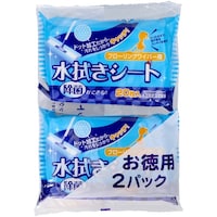 ペーパーテック 水拭きシート(無香料)20枚2P 778192 フロアワイパーシート 1パック(20枚×2個入)