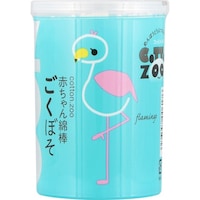 平和メディック コットンZOO 赤ちゃん綿棒 ごくぼそ ケース 006176 1個(200本入)