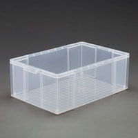 天馬 EA506MH12BA 430x650x230mm/50L 収納ケース(クリア/フタ無/4個)