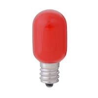 朝日電器 EA758ZM15 AC100V/0.5W/E12 LEDナツメ電球(赤)