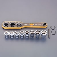 アネックスツール EA813A44S 17mm 電動ドライバー用オフセットアダプターセット