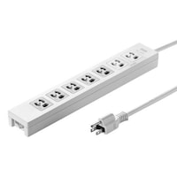 サンワサプライ EA815GM302 AC125V/15Ax5m タップ(7口/3P/5口一括スイッチ付)