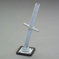 EA948TC41 34x400mm/130x130mm 自在ジャッキベース(中空)