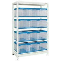 サカエ EA976FD1 1250x570x1950mm コンテナラック(50L)