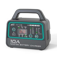 大橋産業 12Vバッテリー専用 DC12V 10A 充電器 回復充電 充電が早い
