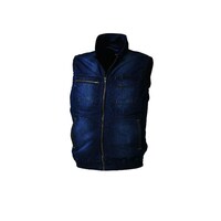 空調服 空調服R デニムベスト(ウェアのみ) KU92260/ネイビー/S