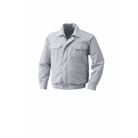 空調服 空調服R 長袖ブルゾン(フルハーネス対応) + 空調服R スターターキット KU9055F/シルバー/M + SK23011K50