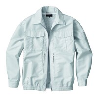 空調服 空調服R スペーサー一体型長袖ブルゾン(ウェア、専用インナースペーサー) + 空調服R スターターキット KU92130/シルバー/L + SK23021K90