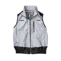 空調服 空調服R 遮熱ベスト(フルハーネス対応) + 空調服R スターターキット KU92120/シルバー/M + SK23021K90
