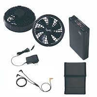 空調服 空調服R スターターキット (18V) ブラック (ロングケーブルタイプ) SK23012K90