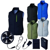 空調服 空調服R 遮熱ベスト+ 空調服R スターターキット KU92140/ダークブルー/6L+SK25012K90