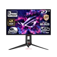 ASUS <PGシリーズ>PG27UCDM(26.5型ワイド 解像度3840x2160 QDOLEDパネル搭載 ゲーミング) PG27UCDM