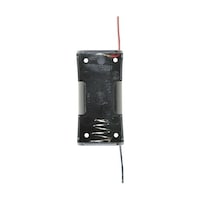 タカチ電機工業 リード線付電池ホルダー 単2×1 BH2111