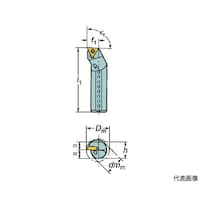 サンドビック コロターン107 ポジチップ用ボーリングバイト(210) A20SSTFCR 11