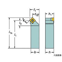サンドビック コロターン107 ポジチップ用シャンクバイト(210) SSDCR 2020K 09