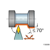 サンドビック コロターン107 ポジチップ用シャンクバイト(210) SVVBN 3225P 16