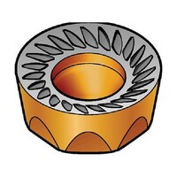 サンドビック コロミル200 フライス加工用チップ(610) 6190 1セット(10個入) RCKT1204MO