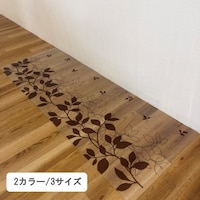 イケヒコ 透明マットリーフ グレー 45×120cm