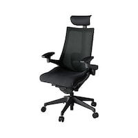 イトーキ アクト2 背プレーンメッシュ 4D可動肘 ビニールレザー張りヘッドサポート ランバーサポート付