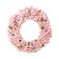 アズワン さくら造花リース 48cm 53441