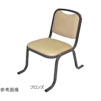 中田産業 宴楽椅子 軽量アルミ ブロンズ色 11643