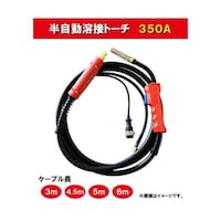 アズワン 半自動溶接トーチ 350A×3m パナソニック YT35CS4適合