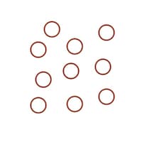 柴田科学 Oリング シリコン CP型用 φ15試験管用 1箱(10個入) 0543101701A