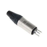 Neutrik XLRコネクタ オス 3極 ストレート 銀めっき NC3MXX
