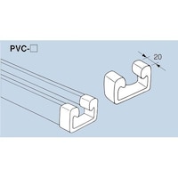 ナミデンキ 端末保護キャップ 20個入 PVC40W