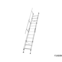 長谷川工業 アルミ仮設階段梯子 4.0m K12600
