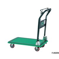 石川製作所 プレス製運搬車 折畳み式ハンドブレーキ付エコ台車 101HBECO