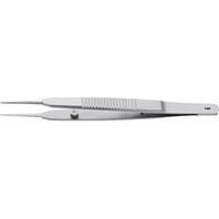 ビー・ブラウン マイクロ結紮ピンセット 直 先端0.8mm 14cm BD340R