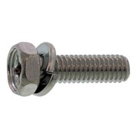 サンコー 組込みねじ (+)アプセットP=2(鉄(または標準)・BC(黒クロメート)) M8×45(20本入) 10000102008004501020P