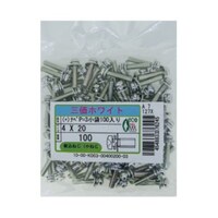 サンコー 三価ホワイト (+)ナベP=3 小袋100入り 6×30 (100本入) 1000K0030060030003