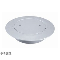 ミヤコ ツバ付掃除口 つや消しメッキ VP・VU兼用