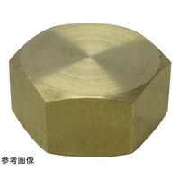 ミヤコ 六角キャップメッキ無 黄銅パッキン付 M154KMN6_13 ※2個以上から注文可能(販売価格は1個単位の価格)