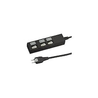 ヤザワコーポレーション 節電タップ 黒