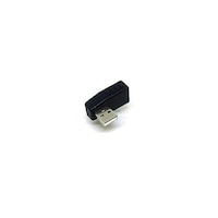 タイムリー USB変換アダプタ USB A 左L型(オス)USB A(メス)ブラック ブラック ※2個以上から注文可能(販売価格は1個単位の価格)
