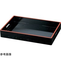 福井クラフト 木)2尺 3寸 料理箱 黒天朱 15104720
