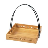 福井クラフト 5.5京すかし手提盛器 クリーム刷毛目 55203860