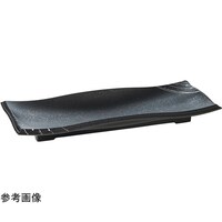福井クラフト 尺2 波渕長手皿黒タタキ白乱糸(裏黒) 50025735