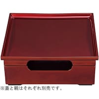 福井クラフト 7.5寸 元禄松花堂 親 内外ワインカラー 41321950