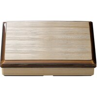福井クラフト 尺1寸 焼杉松花堂 銀渕溜内銀 24025430