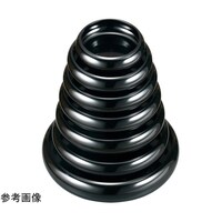 福井クラフト 寿冠鉢 黒内黒