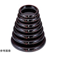 福井クラフト 寿冠鉢 黒立田川