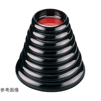 福井クラフト ニュー寿冠桶 朱黒ぼかしSH塗