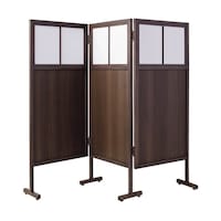 福井クラフト 木製三連パーテーション